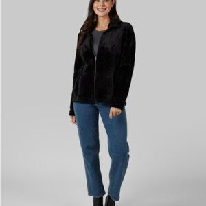 Black Luxe Plush Jacket